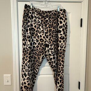 Banana Republic Leopard Print Pants, XXL